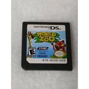 World of Zoo Nintendo DS 2009 THQ Game Cartridge Only
